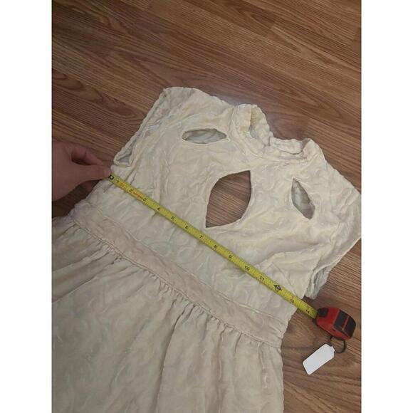 Free People X Lindsey Thornburg Cutout Velvet Dress Size 4 - Picture 4 of 9